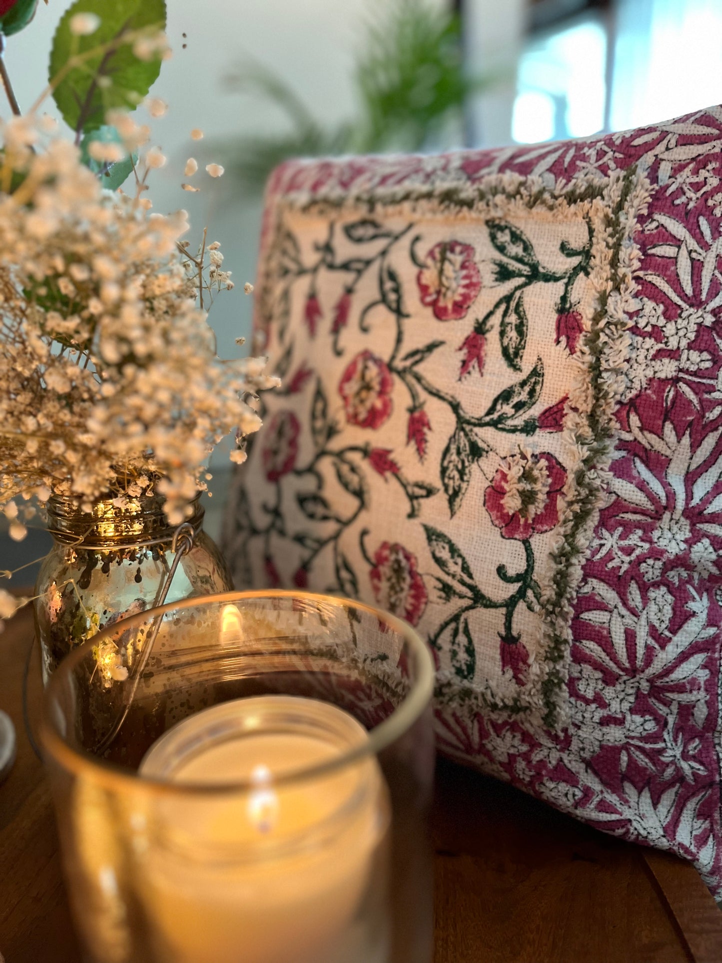 Petal Perfection Cushion Cover