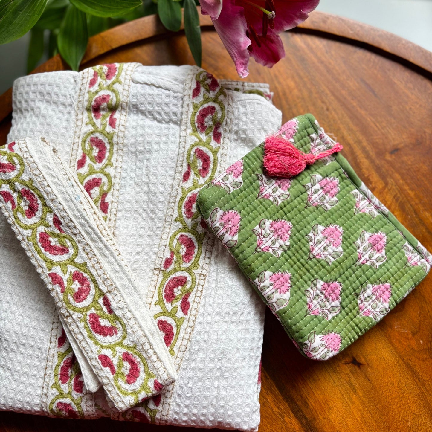 Mother's Day special (Spa Robe Gift Set & utility pouch)