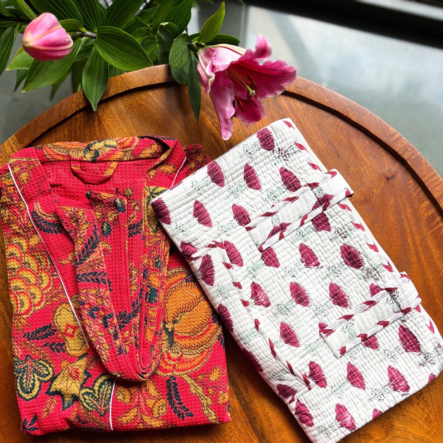 Valentine's Gift for her (Bathrobe & Tote bag)