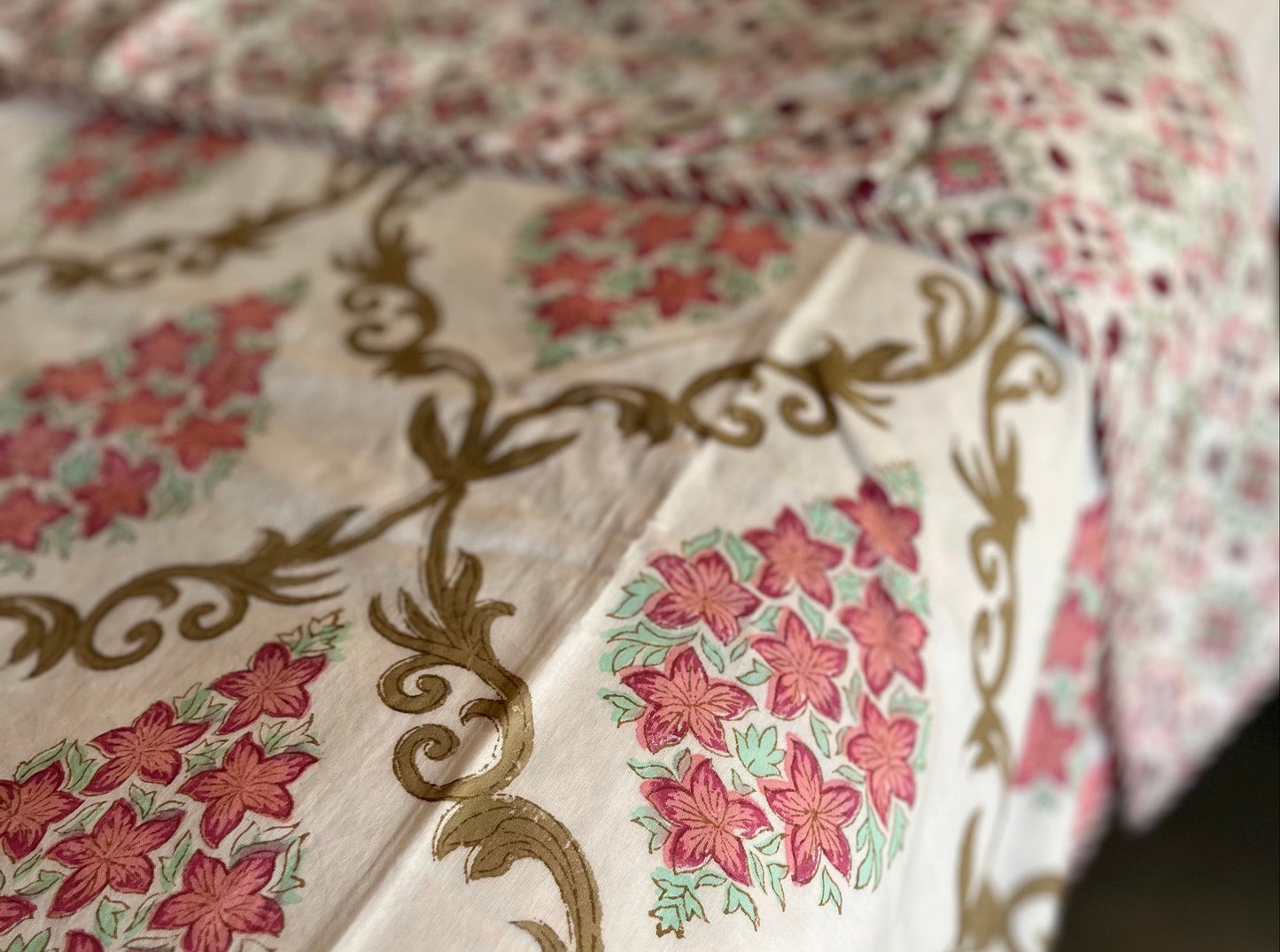 Raspberry Ripple Reversible Single Bed Dohar