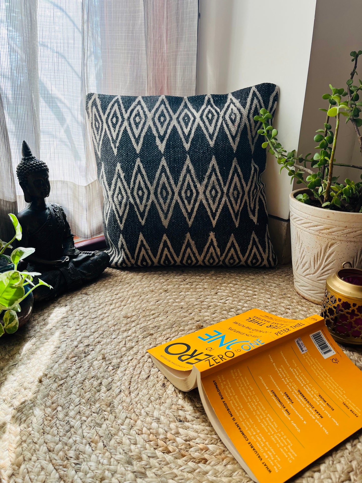 Earthy Elegance Boho Cushion Cover