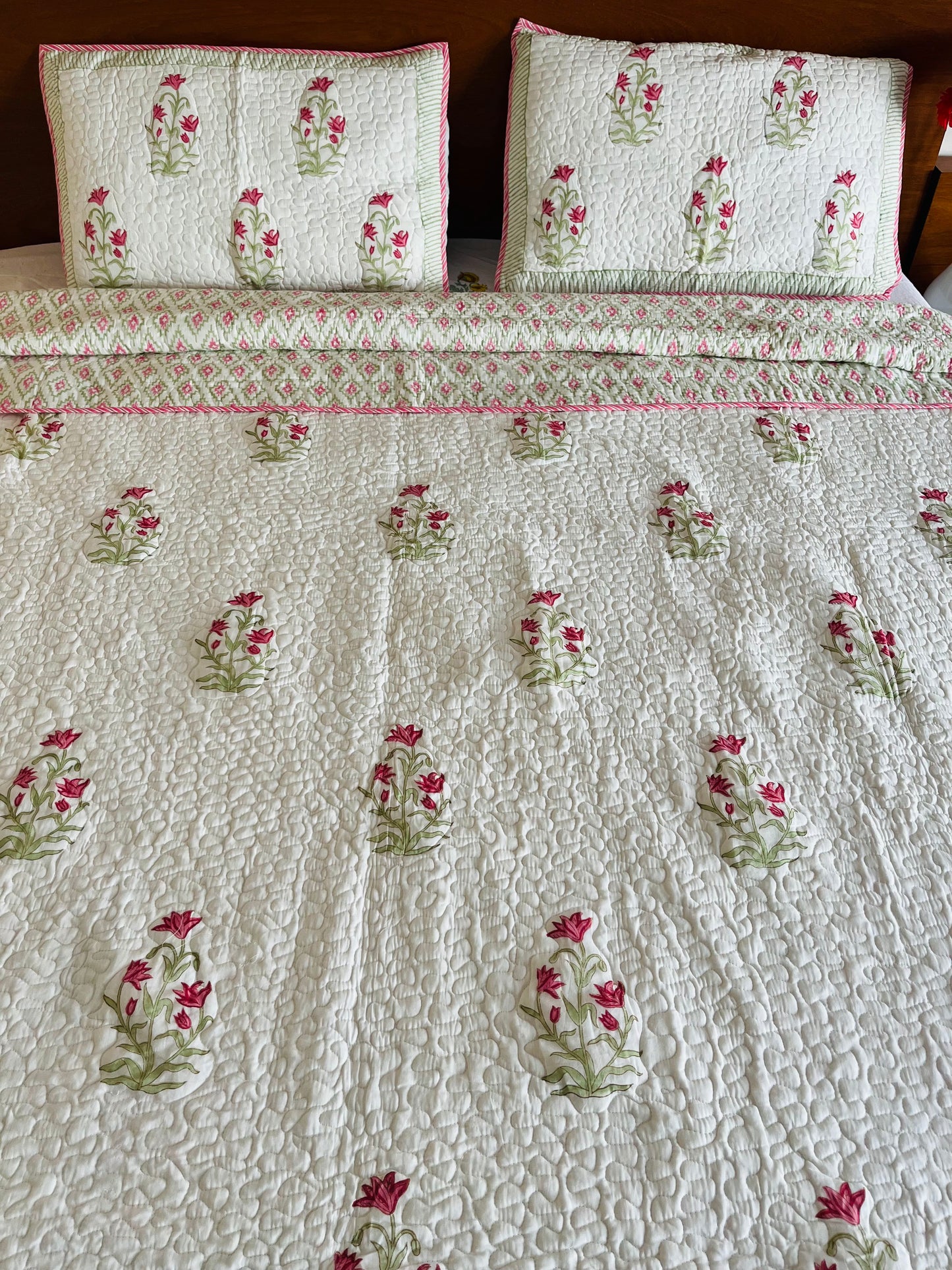 Moh Reversible Quilted Bedcover