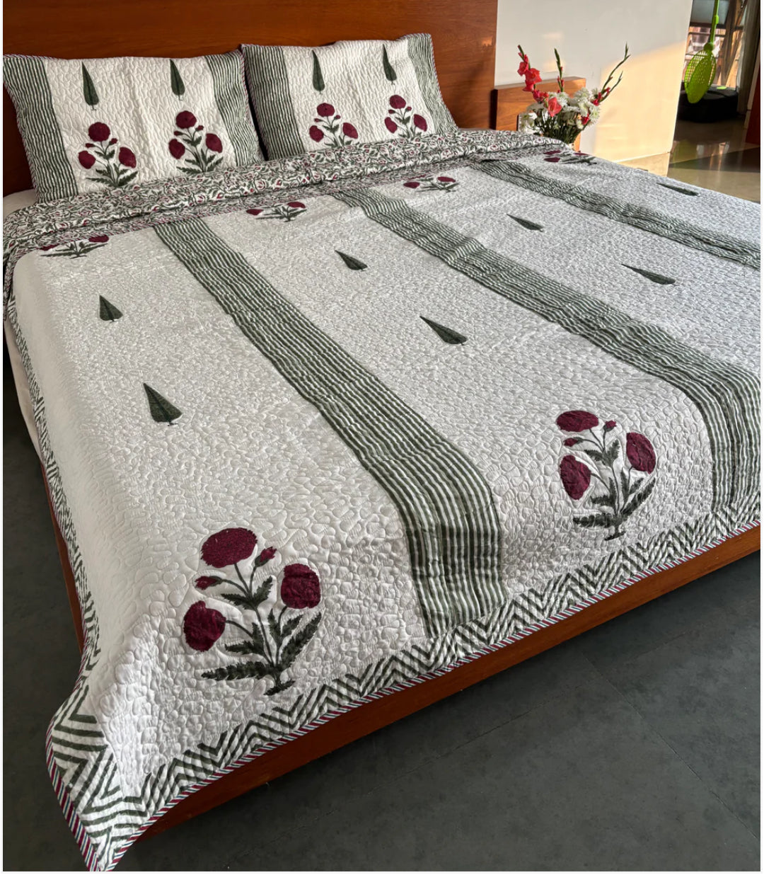 The wedding bundle (Bedsheet & Quilted Bedcover)