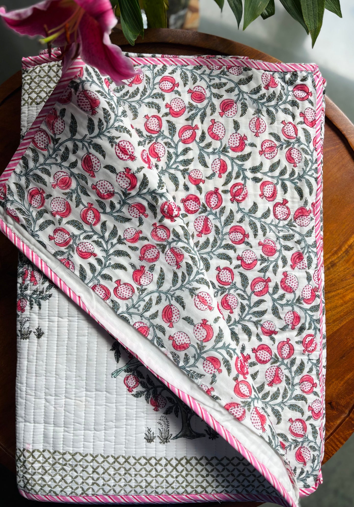 Loom & Luxe Reversible Quilted Bedcover