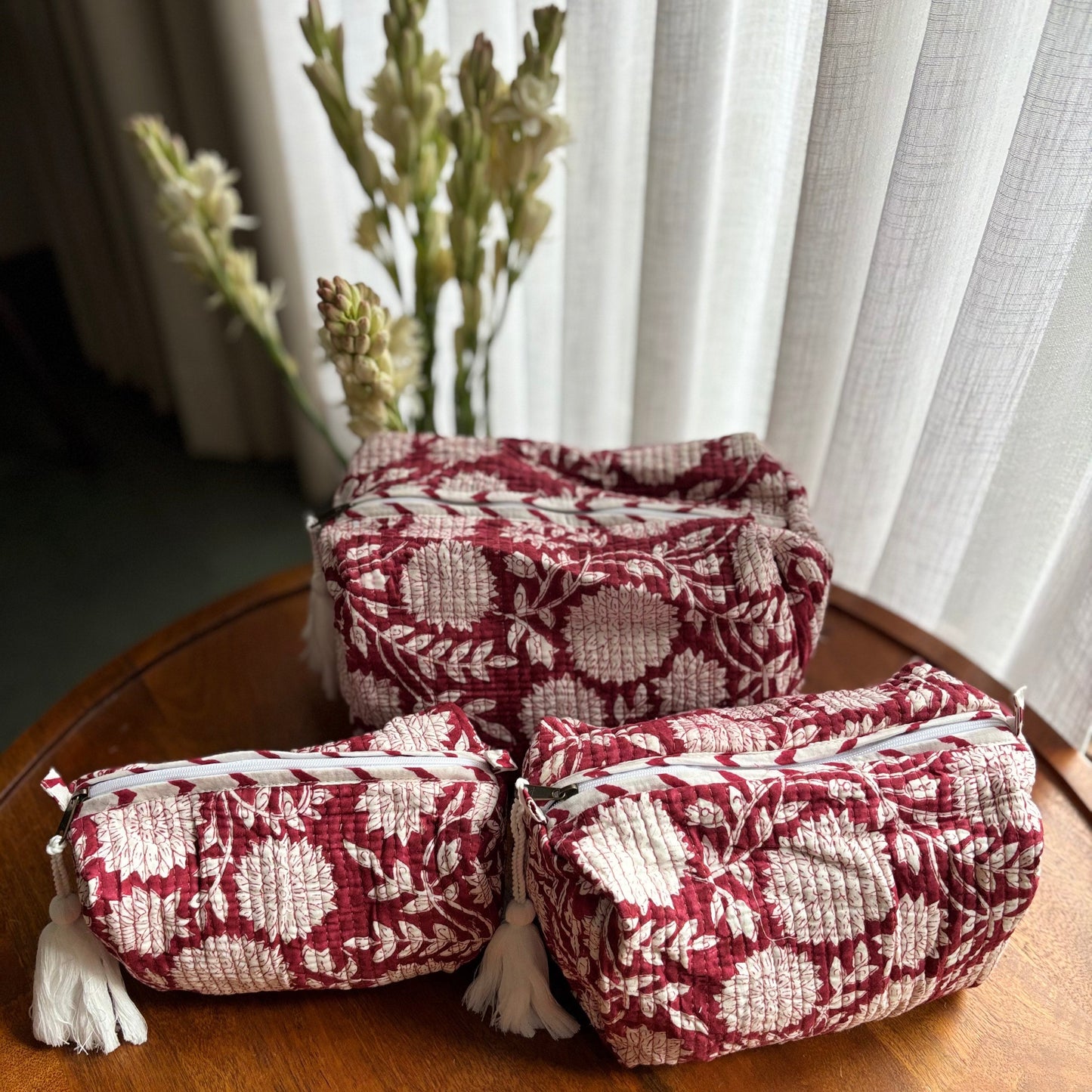 Multipurpose Pouch (set of 3) - Scarlet Sack