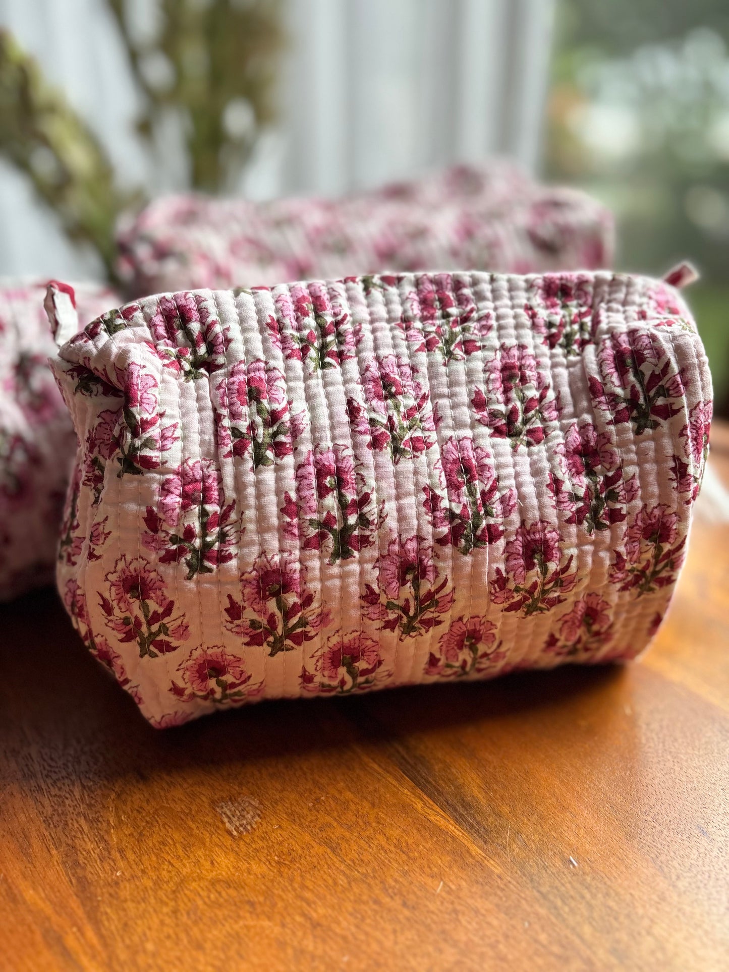 Multipurpose Pouch (set of 3) - Pink Sparkle
