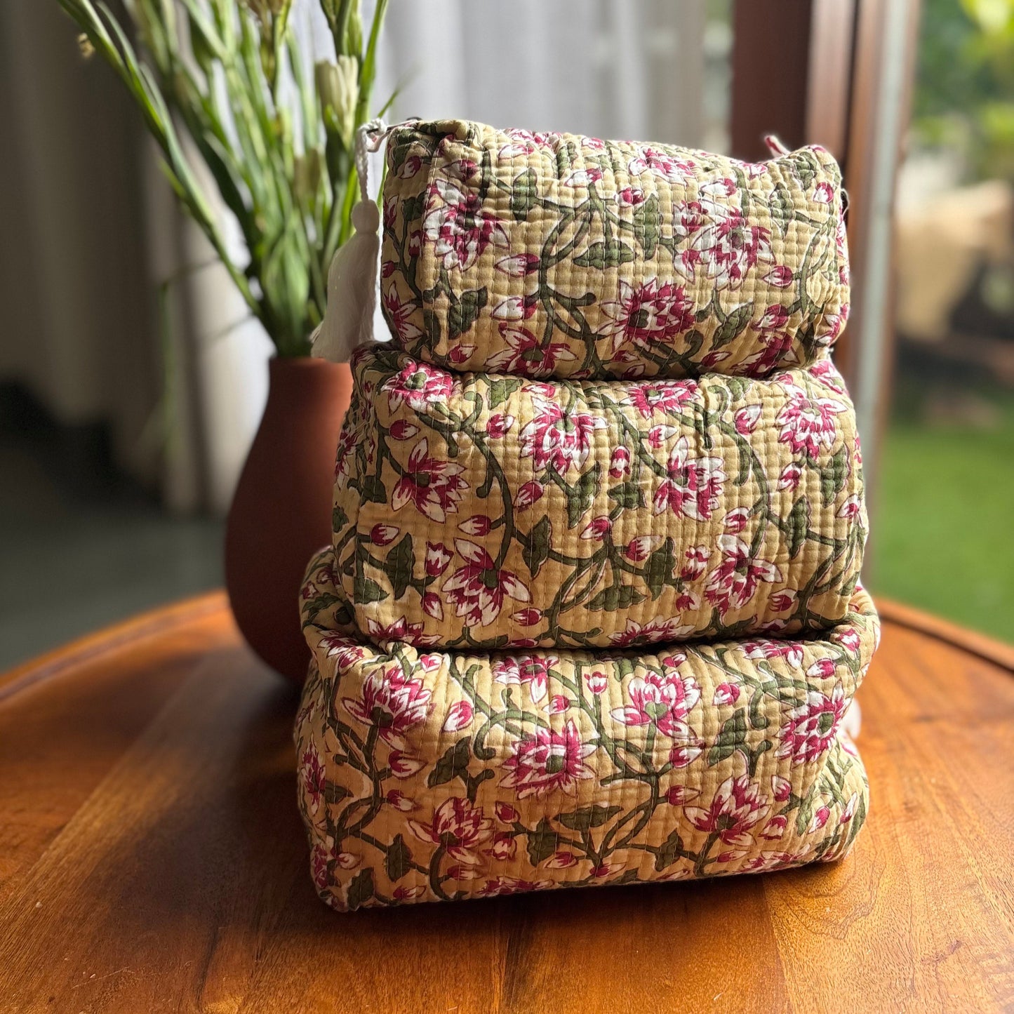 Multipurpose Pouch (set of 3) - Wild Mustard Green