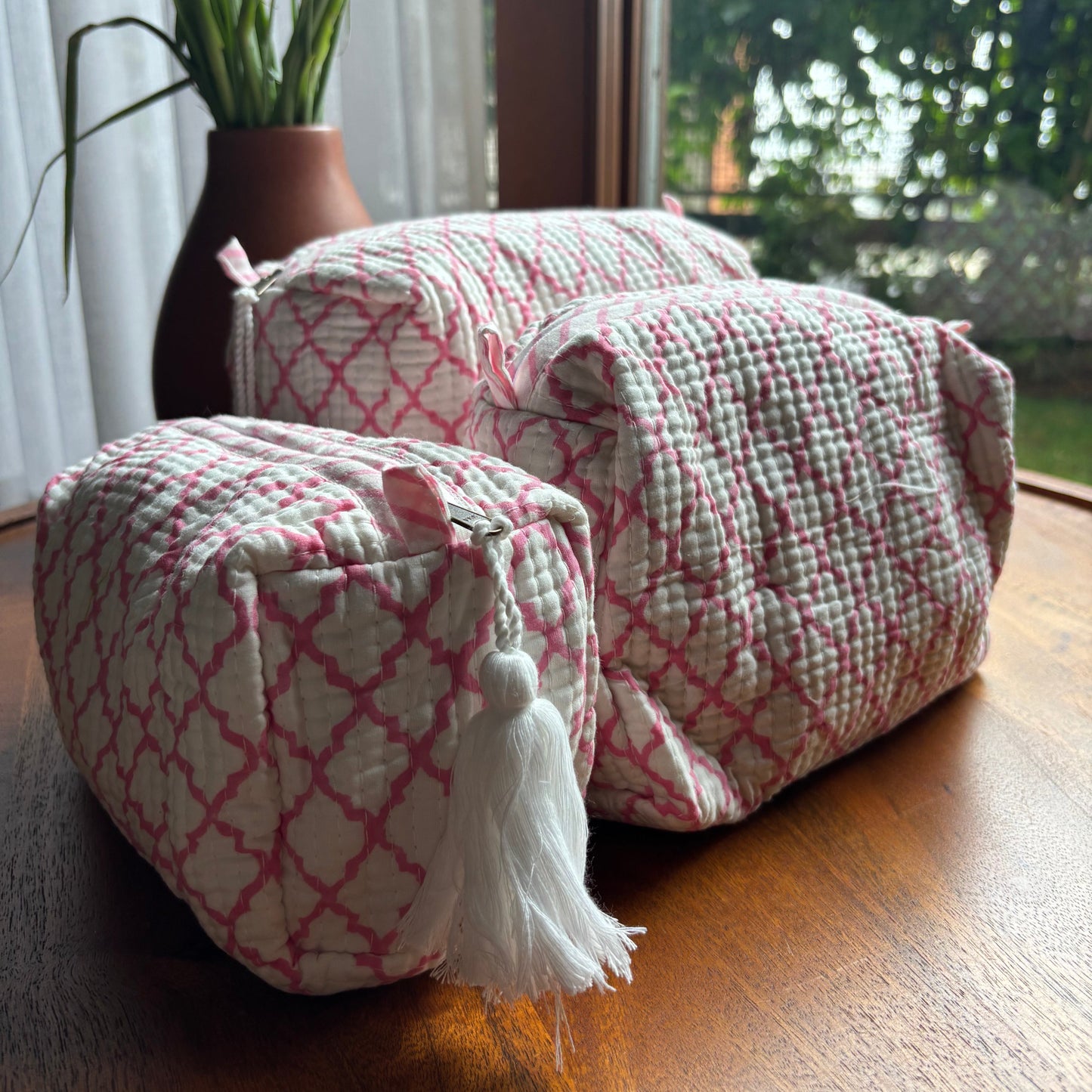 Multipurpose Pouch (set of 3) - Pink Tales