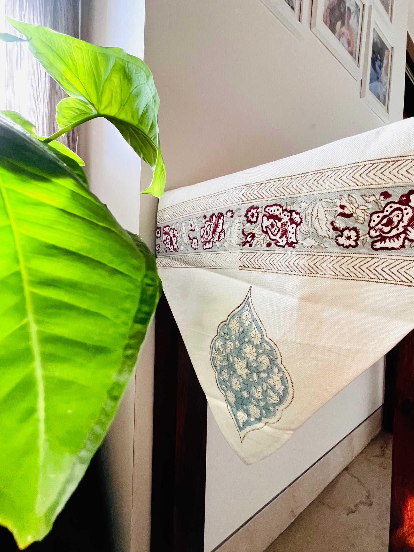 Regal Jaal Blockprint Table Runner
