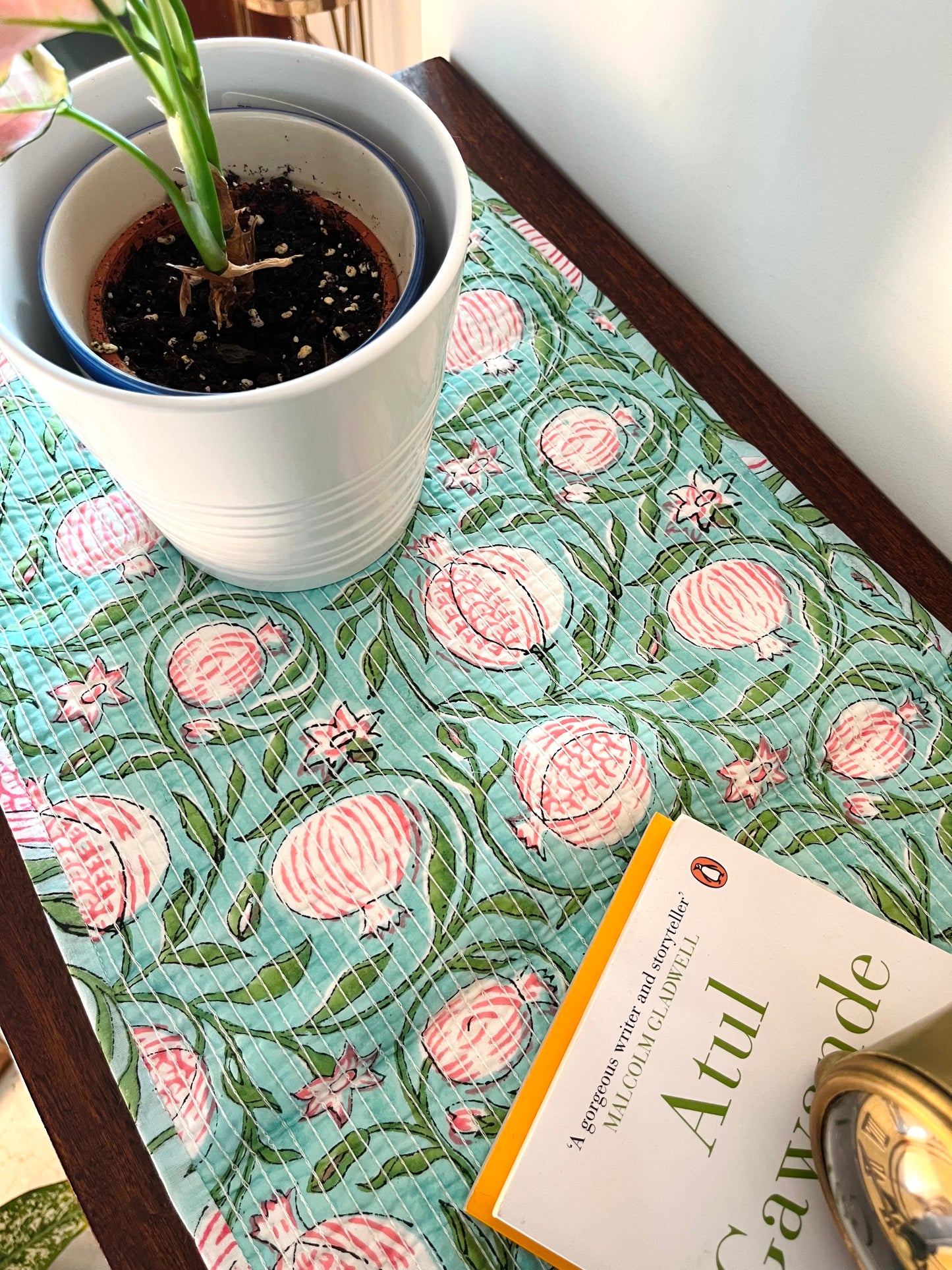 Anaar Quilted & Reversible Table Runner