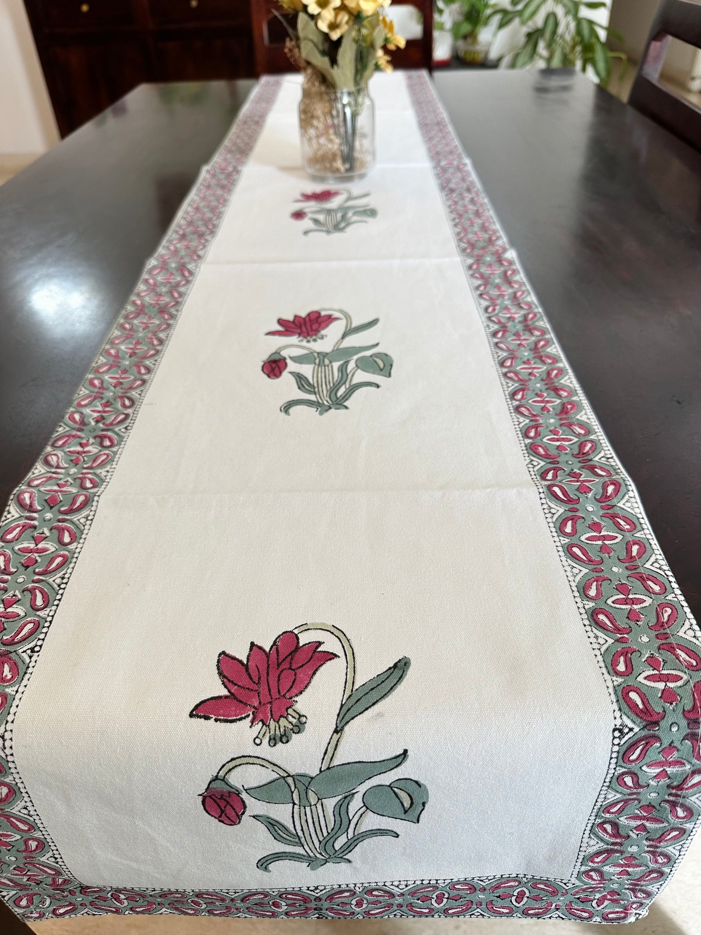 Gulab Bagh Table Runner