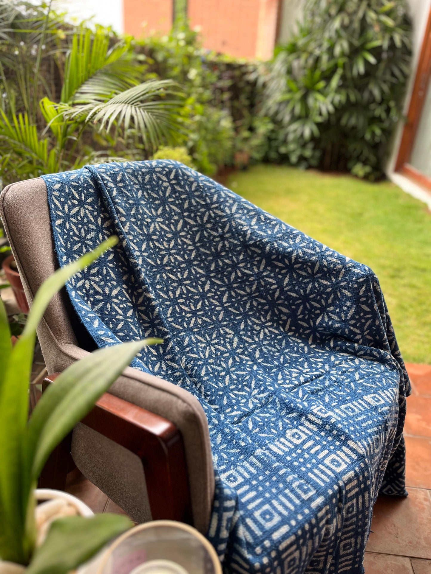 Indigo Twilight Sofa Throw