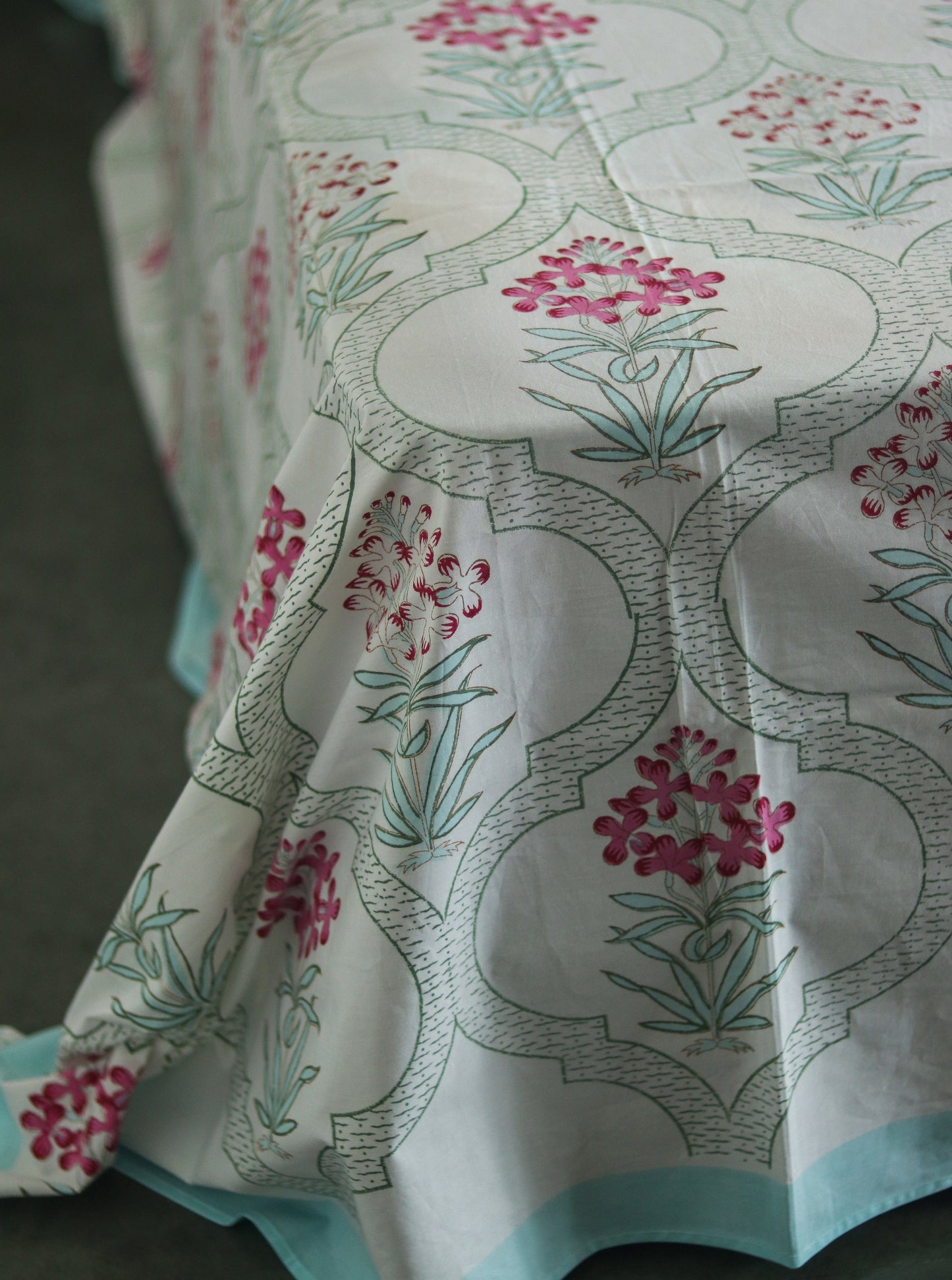 Pink Floral Bedsheet