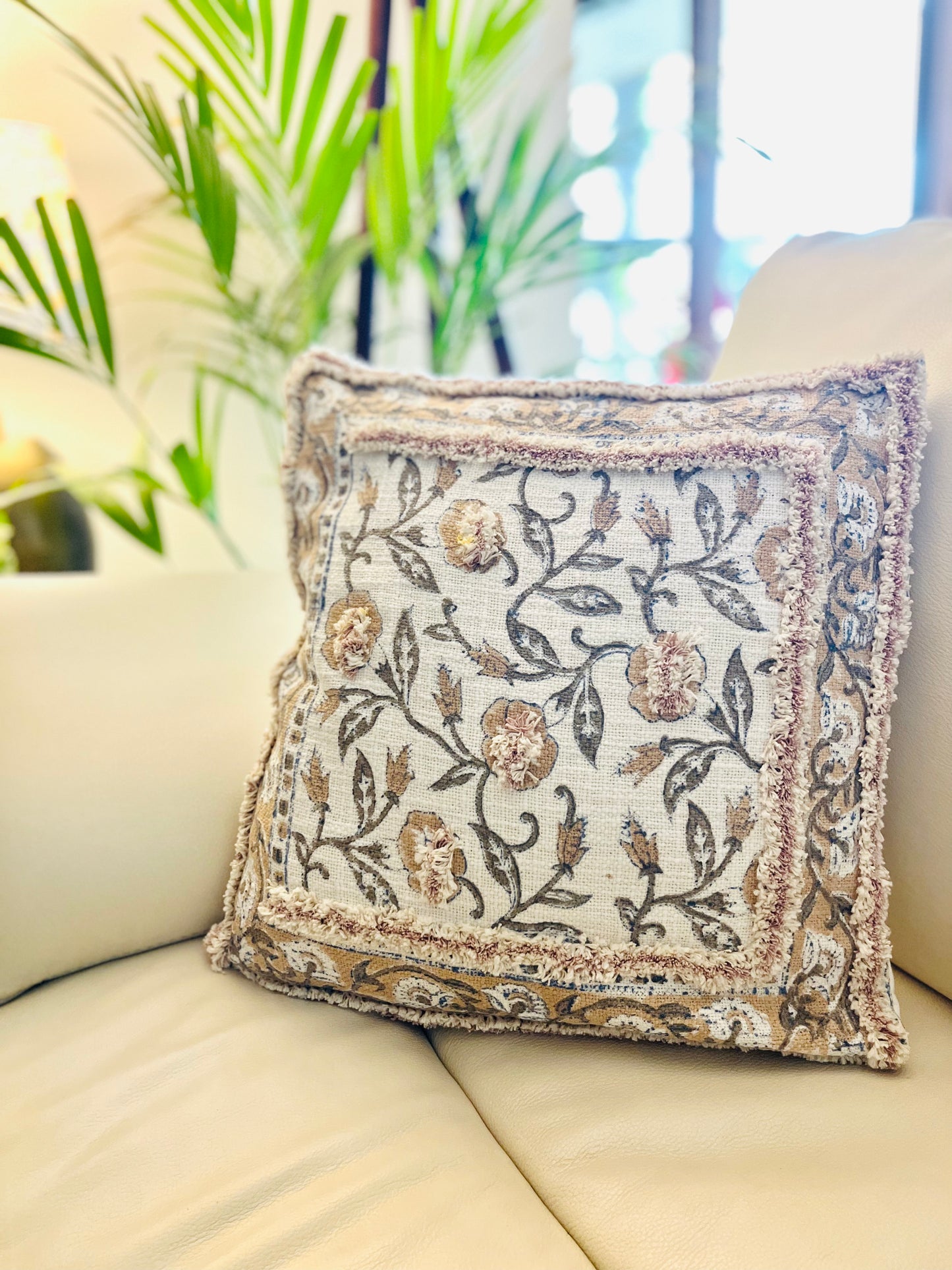 Vintage Earth Cushion Cover