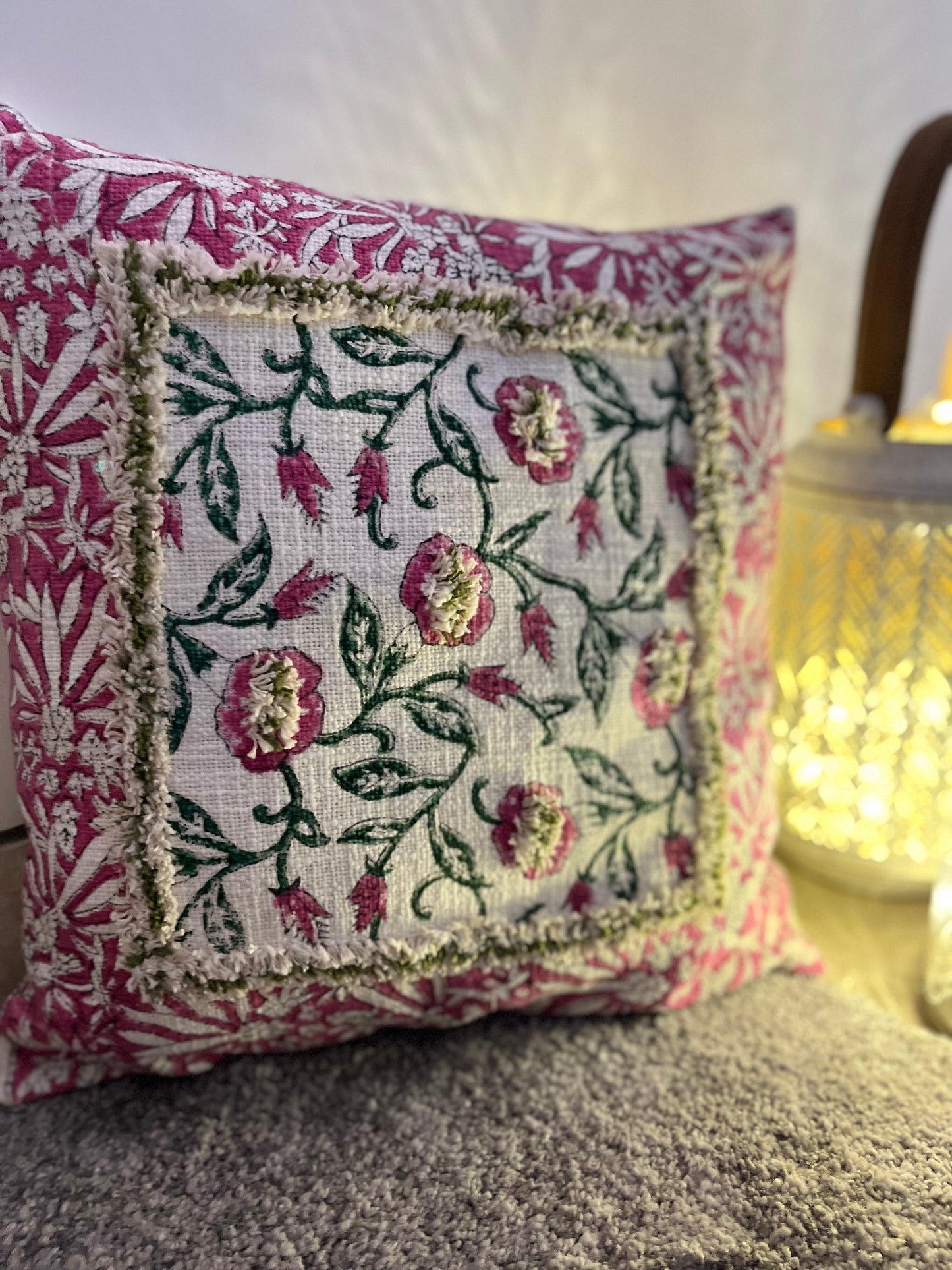 Petal Perfection Cushion Cover