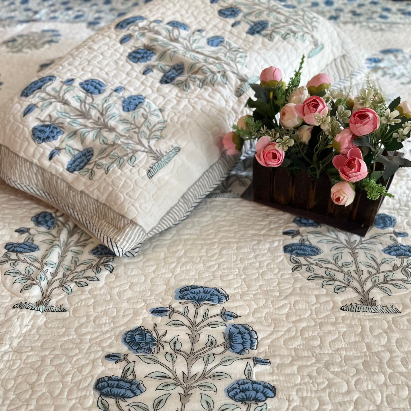 Neel Bagh Reversible Quilted Bedcover