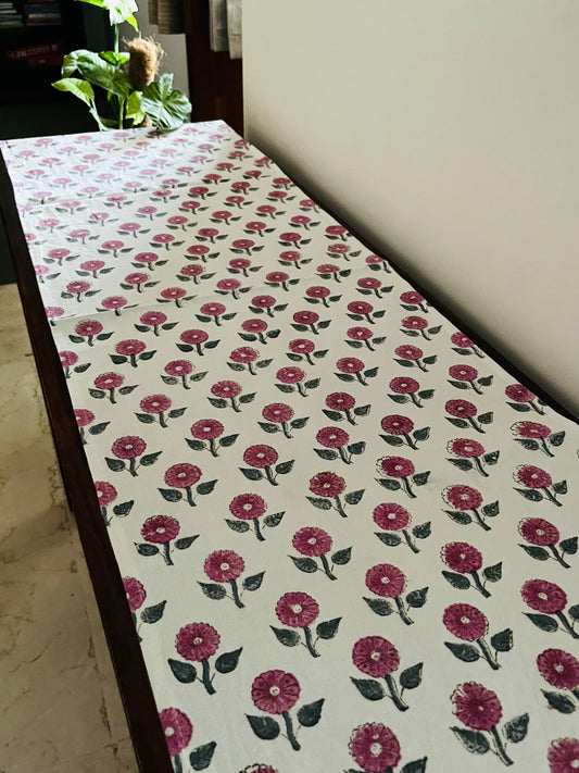 Flower Fields Table Runner