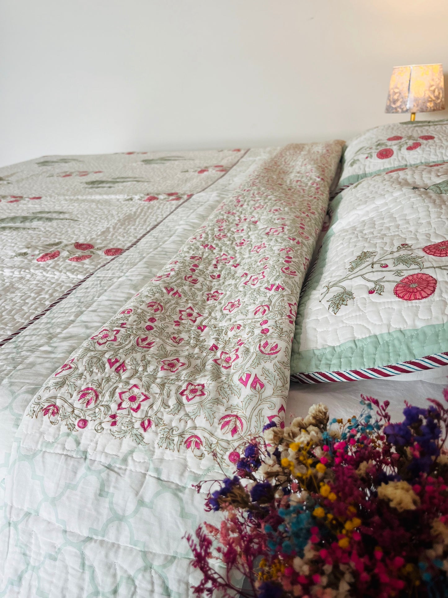 Gulbahar Reversible Quilted Bedcover