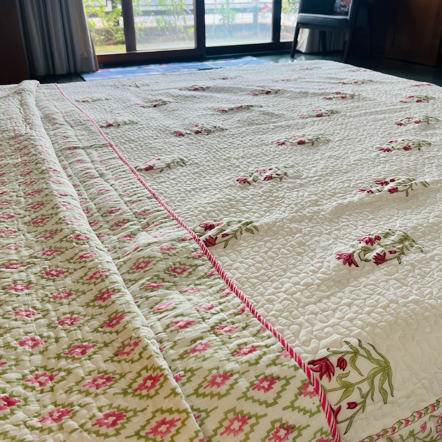 Moh Reversible Quilted Bedcover