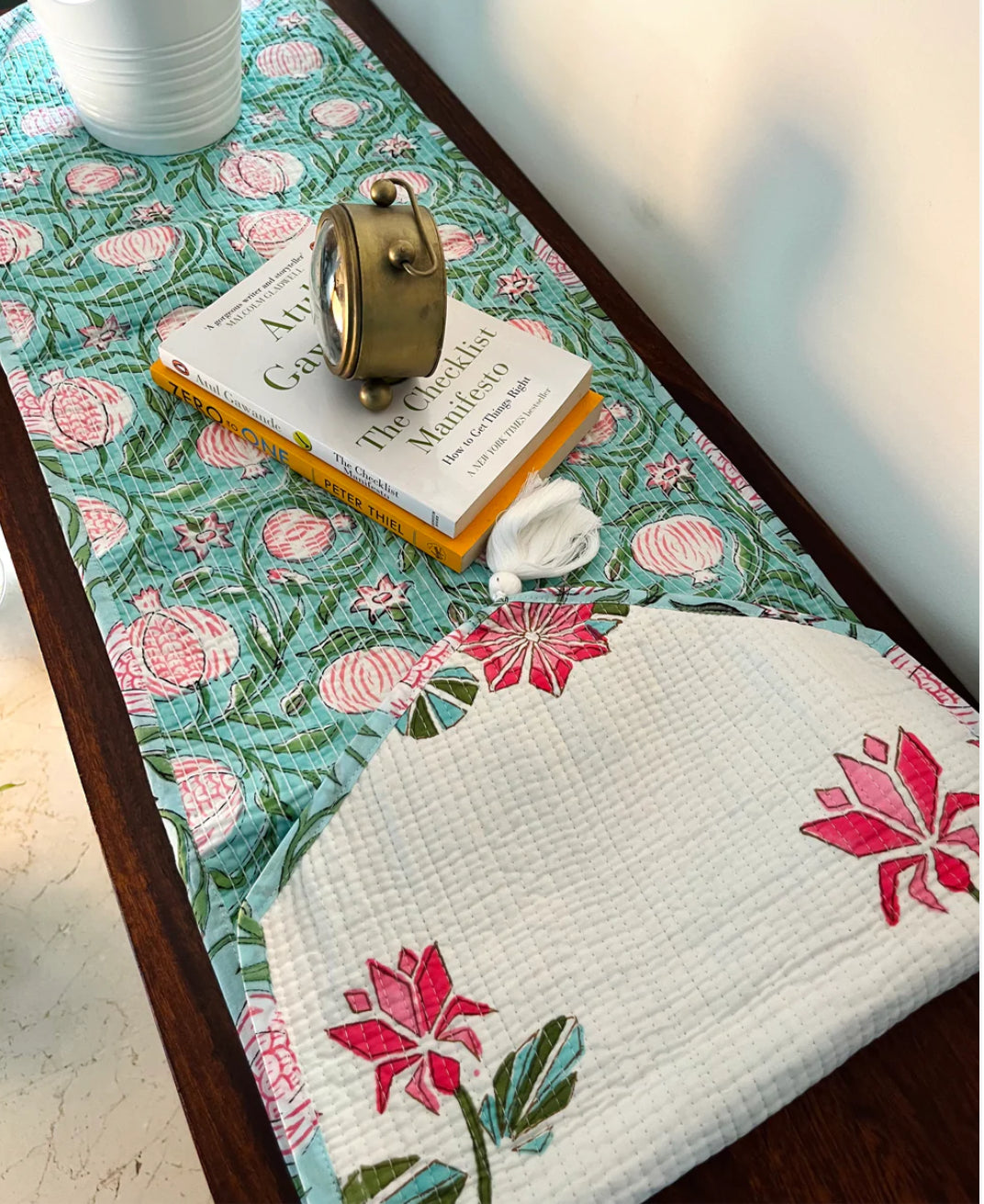 Unwrap Joy (Sofa throw & Table runner)