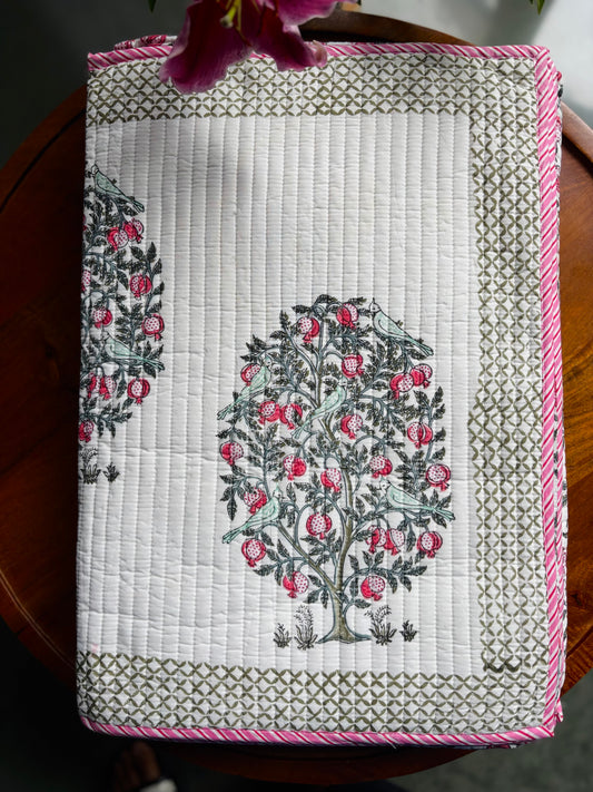 Loom & Luxe Reversible Quilted Bedcover