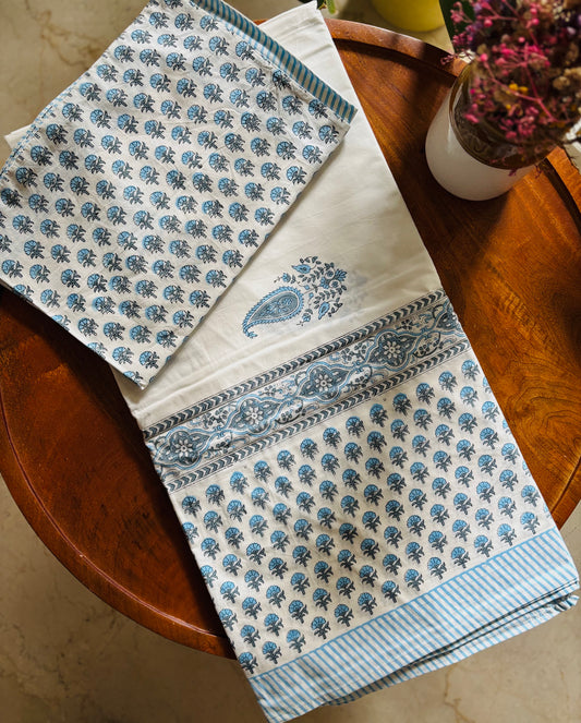 Blue Booti Bedsheet