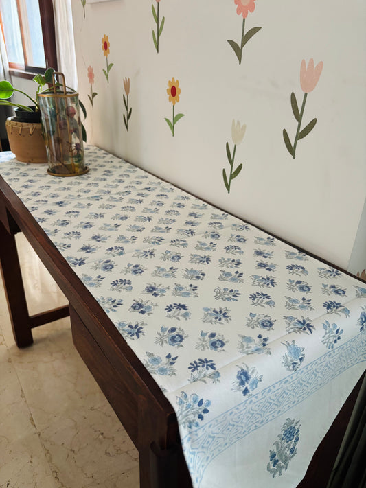 Blue floral Table Runner
