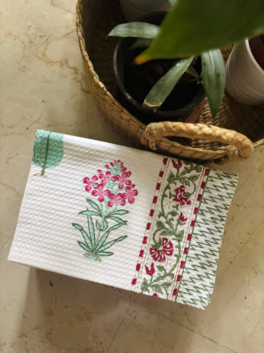 Blooming Beauty Hand Towel (Set of 2)