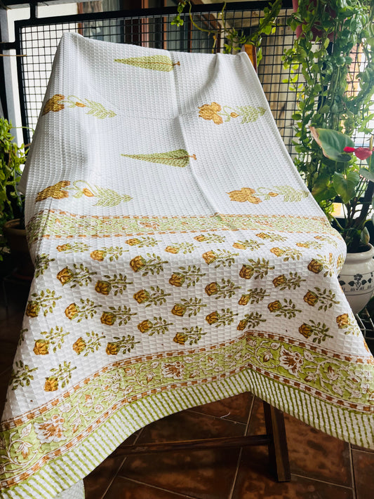 Mustard Bloom Bath Towel