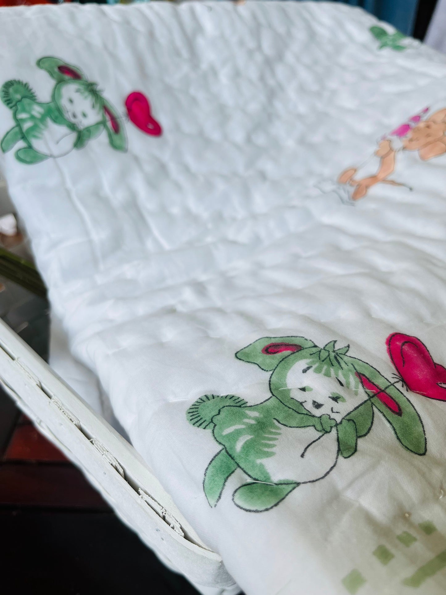 Bunny Bliss Muslin Baby Quilt