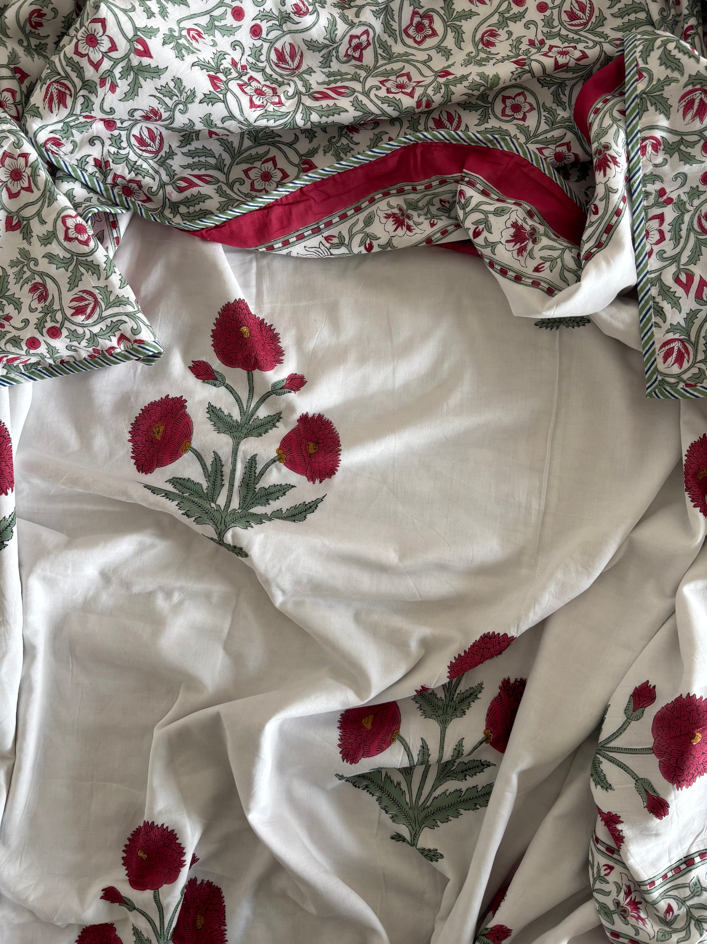 Mughal Buta Reversible King sized Dohar