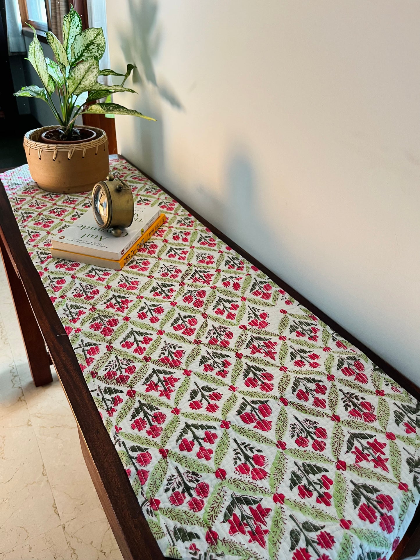 Tropical Fusion Quilted & Reversible Table Runner