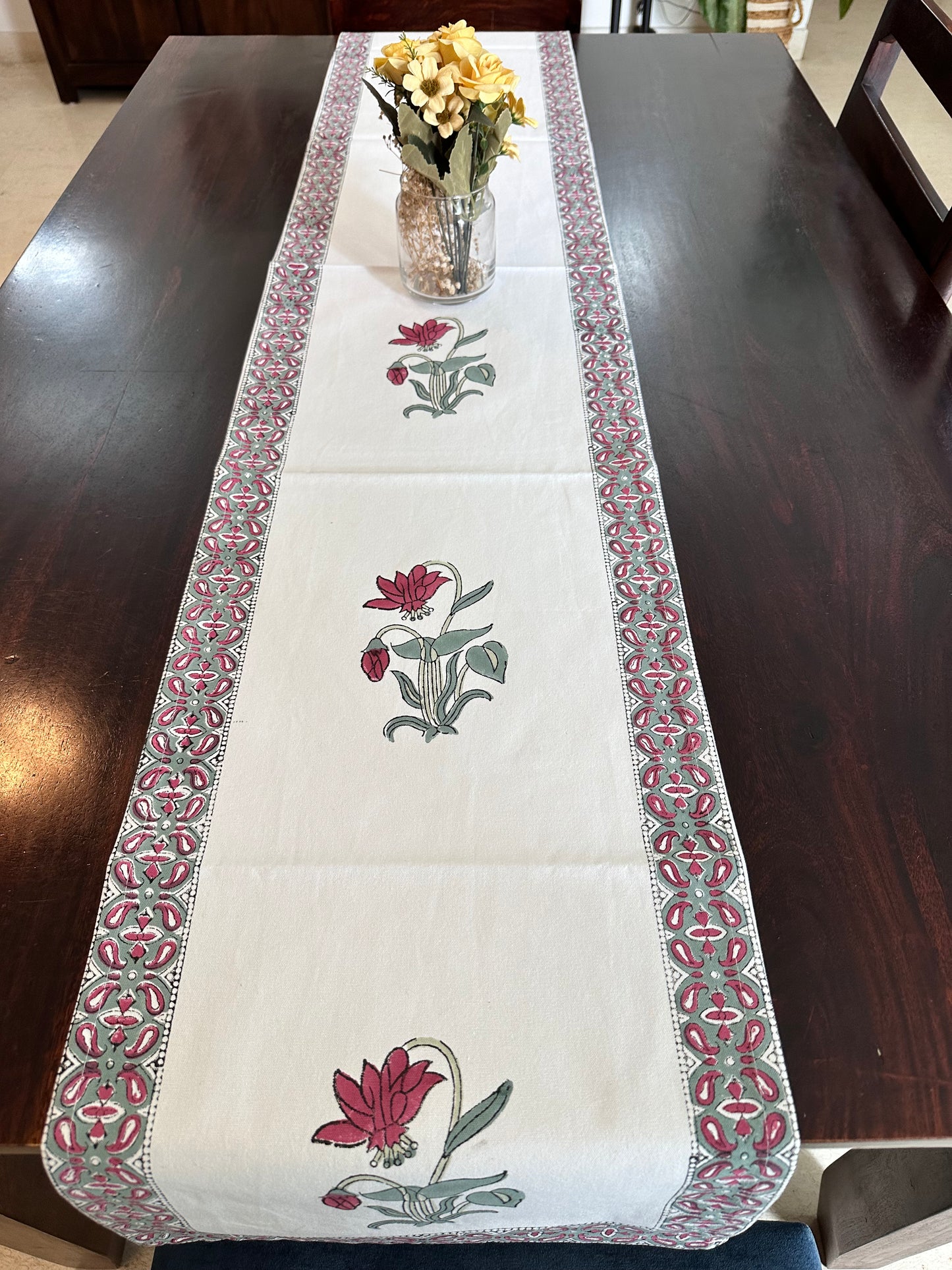 Gulab Bagh Table Runner