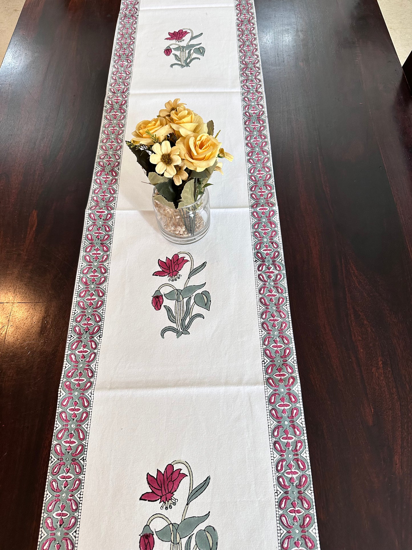 Gulab Bagh Table Runner