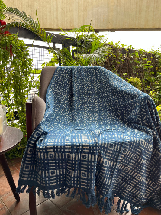 Indigo Twilight Sofa Throw