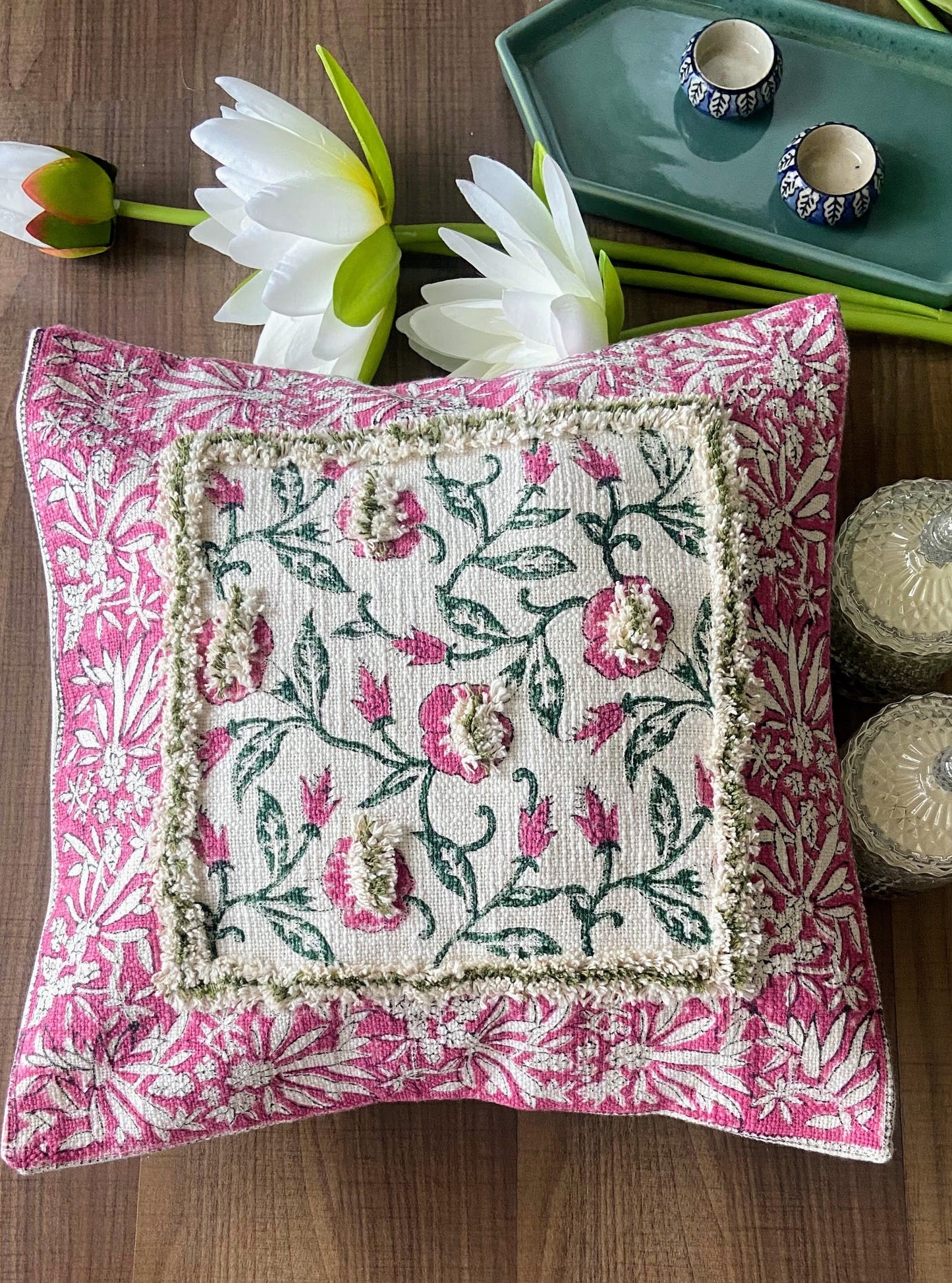 Petal Perfection Cushion Cover