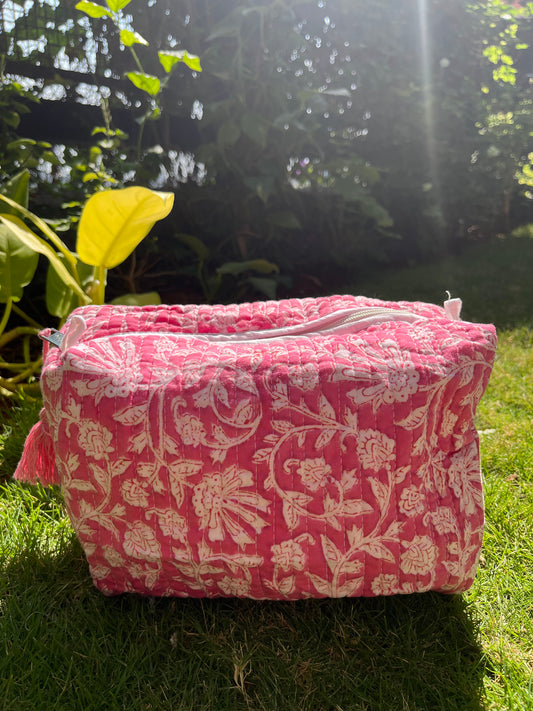 Multipurpose Pouch - Pink Floral