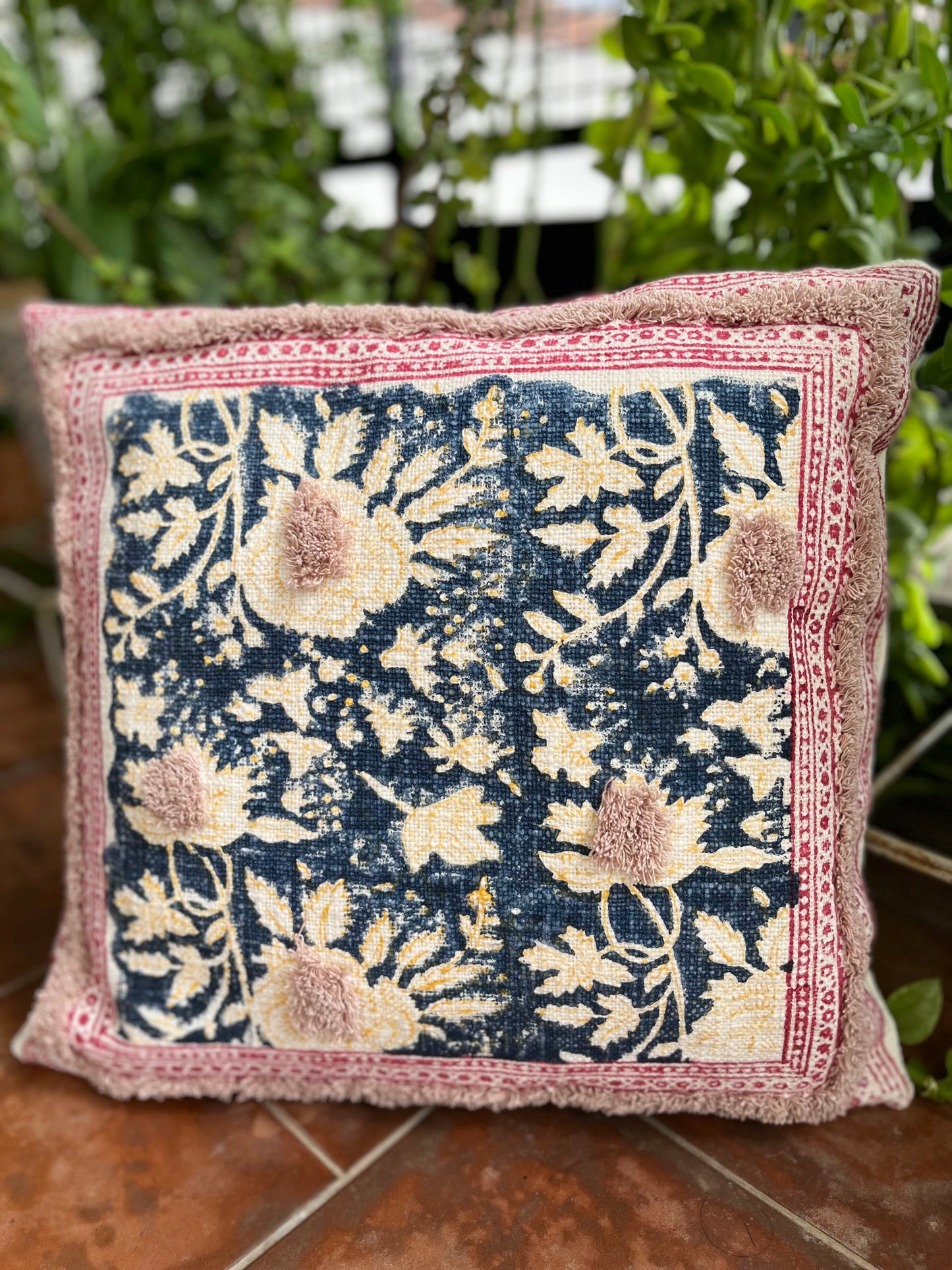 Artisanal Tapestry Cushion Cover