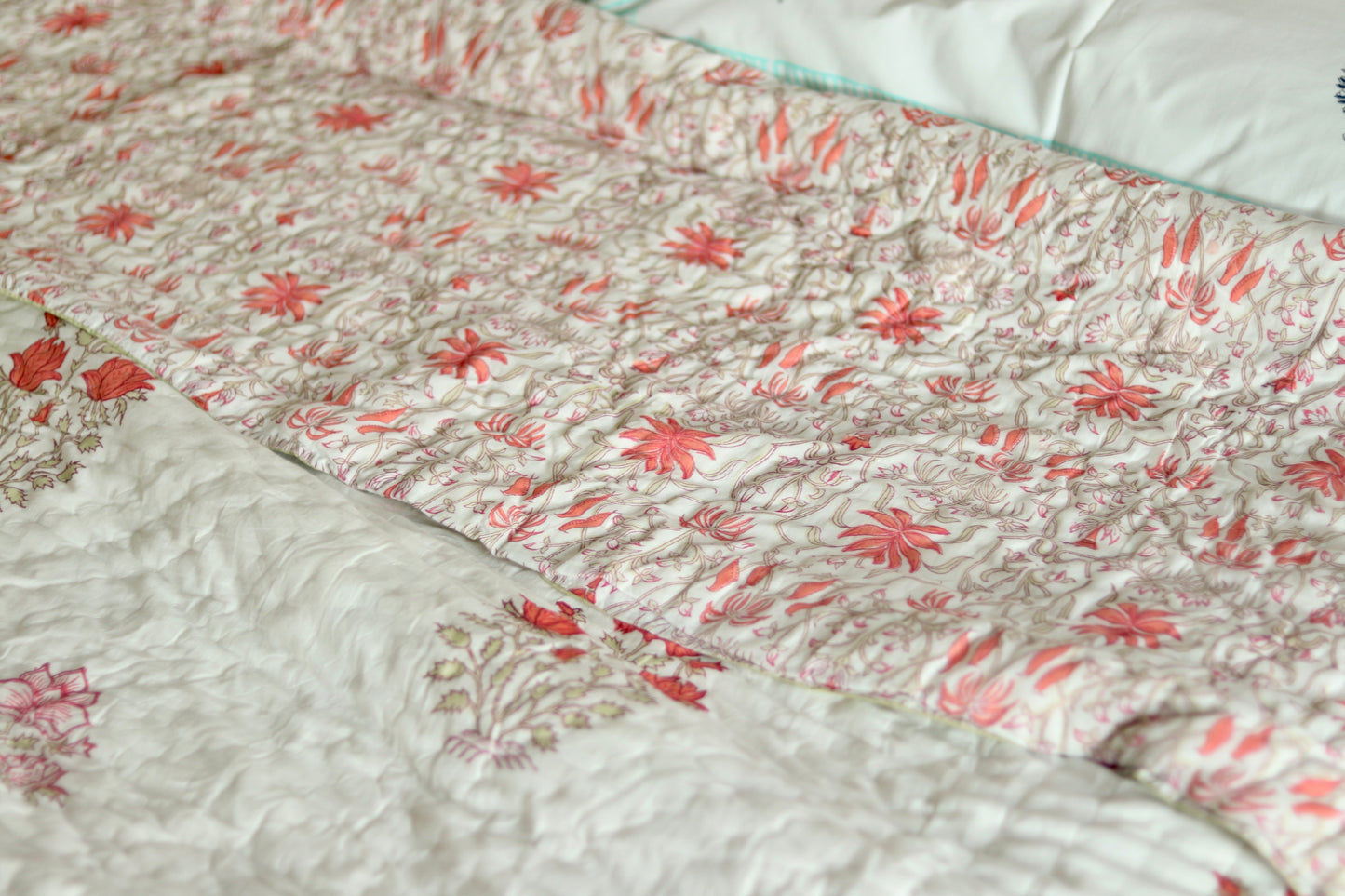Noor Reversible Cotton King Sized Quilt